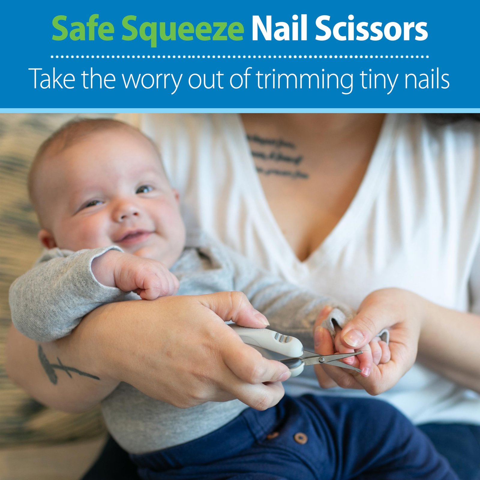 Dr. Brown's Baby Care Essentials Kit, Nail Scissors with Case, Nasal Aspirator, Cradle Cap Brush and Comb, BPA-Free - Image 6