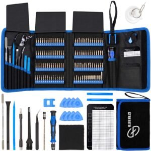 STREBITO 142-Piece Precision Screwdriver Set with Magnetic Bits for iPhone MacBook Laptop PC Tablet Repair & Maintenance