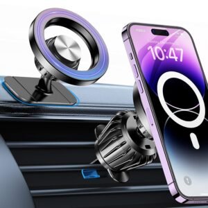 Kaistyle for Magsafe Car Mount【20 Strong Magnets】Magnetic Phone Holder for Car Phone Holder Mount Dash Mounted Holders Cell Phone Holders for Your Car