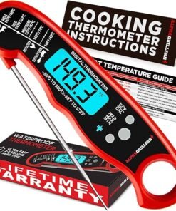Alpha Grillers Meat Thermometer Digital - Instant Read Food Thermometer for Cooking and Grilling Gifts for Men Valentines Day Gifts for Him Her Mom Da - High Quality Product Image