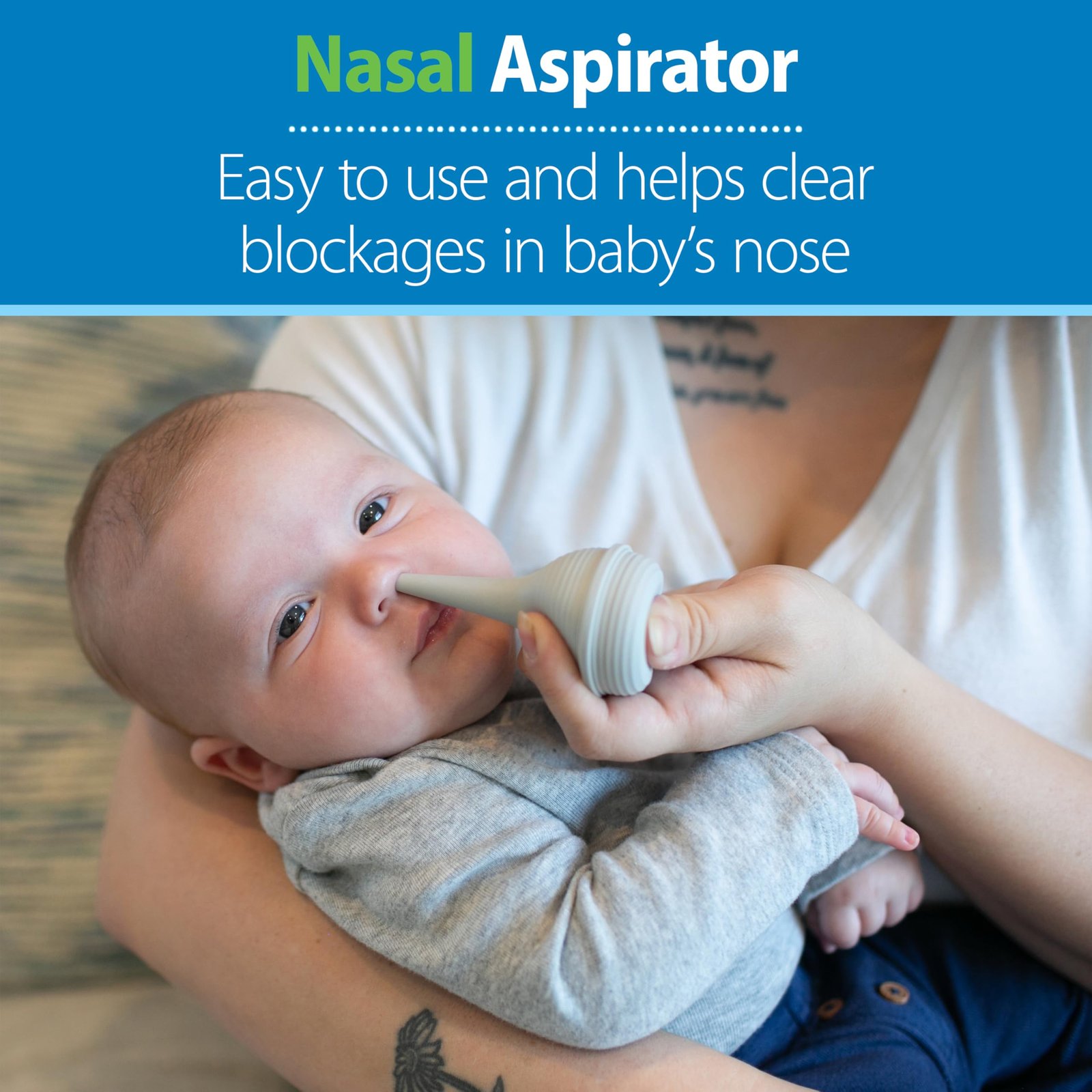 Dr. Brown's Baby Care Essentials Kit, Nail Scissors with Case, Nasal Aspirator, Cradle Cap Brush and Comb, BPA-Free - Image 4