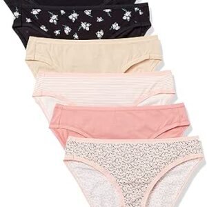 Amazon Essentials Womens Cotton Bikini Brief Underwear (Available in Plus Size)
