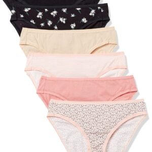 Amazon Essentials Womens Cotton Bikini Brief Underwear (Available in Plus Size)