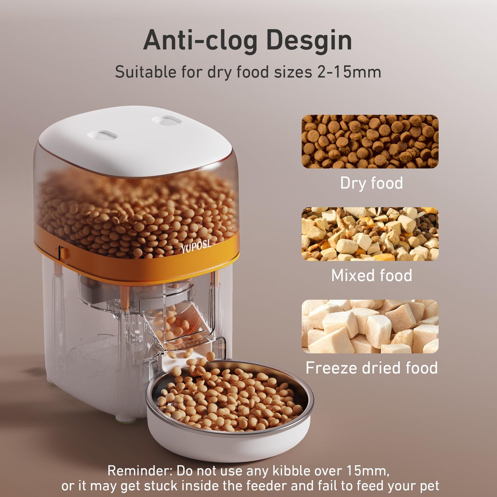 Automatic Cat Feeders - 2L Cat Food Dispenser Easy to Use, Timed Automatic Pet Feeder with Over 180-day Battery Life, 1-6 Meals Dry Food Programmab... - Image 10