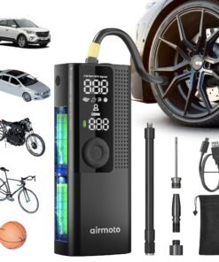 Premium Airmoto Tire Inflator Portable Air Compressor - Air Pump for - High Quality Product Image