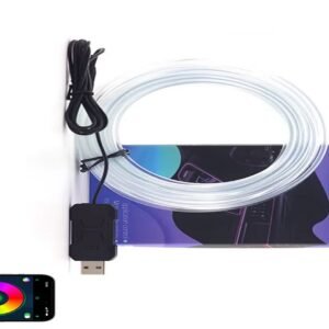 Alternative view of AUTOXBERT 5m/16ft RGB LED Car Interior Ambient Neon Light Decorative Atmosphere Wire USB Strip Light Accessories