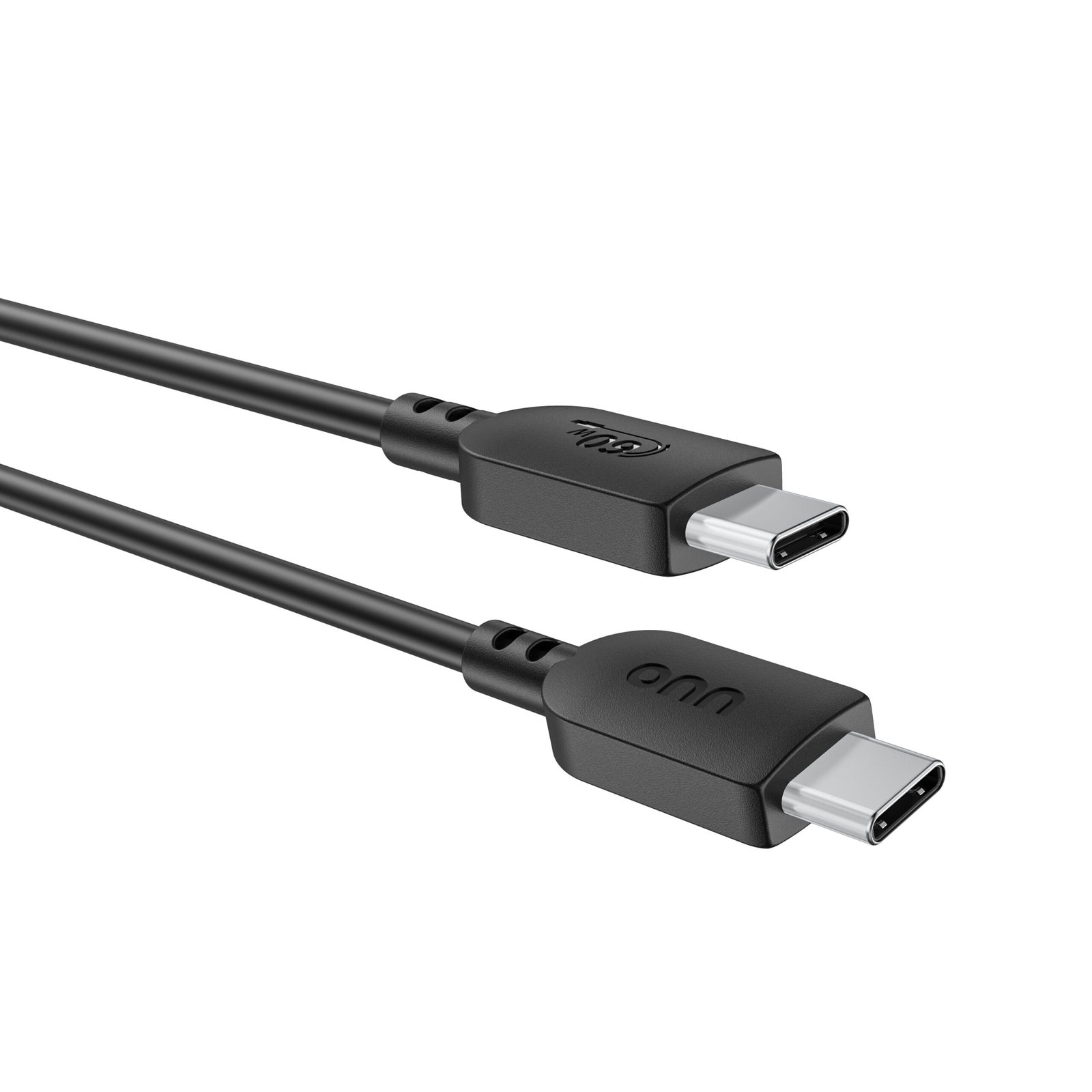 onn 10ft USB-C To USB-C Charging Cable, USB-IF Certified, Fast Charging, Black - Compatible with iPhone 17/16/15 Series, Samsung Galaxy, Note, Pixel Devices iPad Pro, & More - Image 2