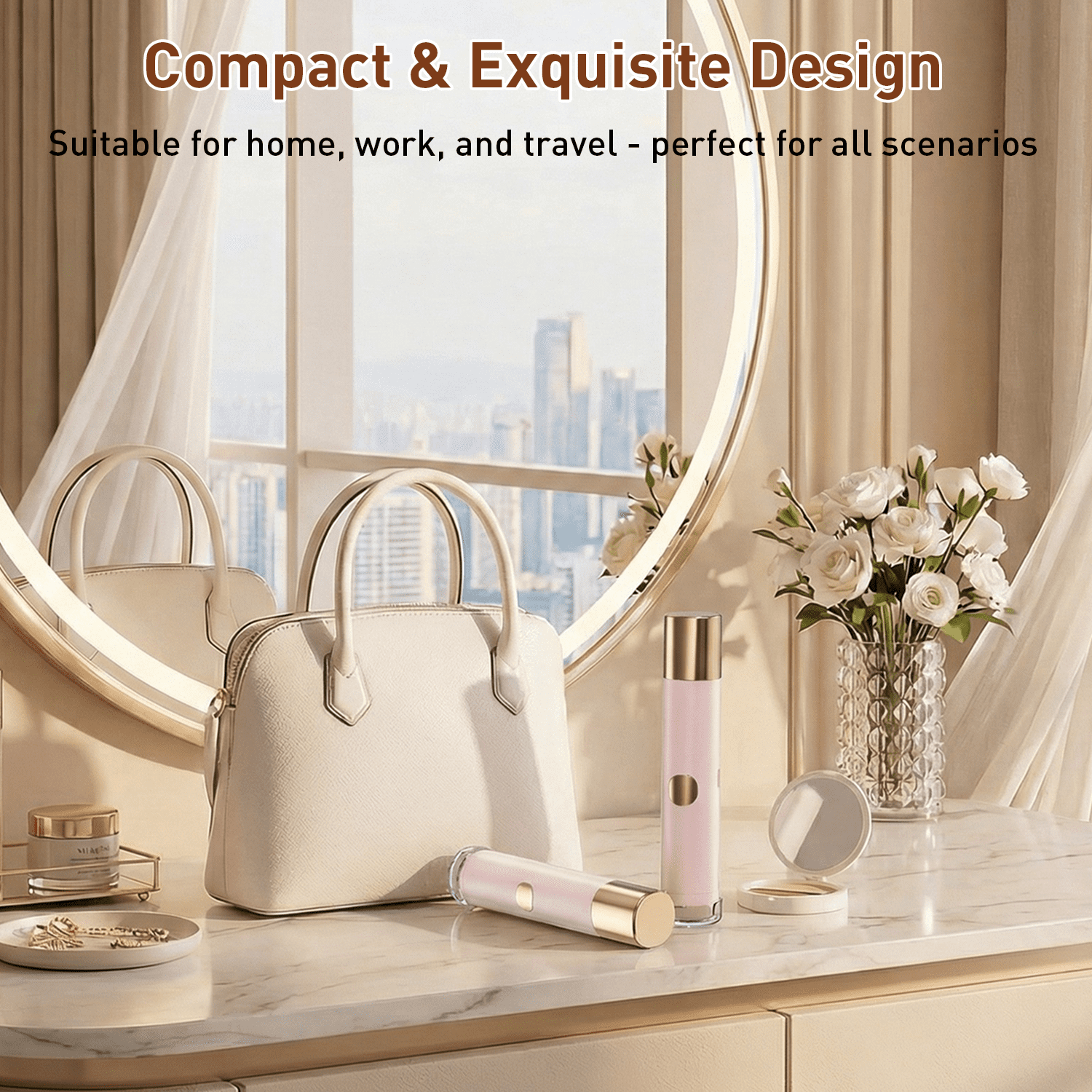 Facial Hair Removal for Women, 2-In-1 USB Rechargeable Dual Head Electric Shaver & Eyebrow Trimmer for Forehead, Chin, Upper Lip, Cheeks (Pink) - Image 7