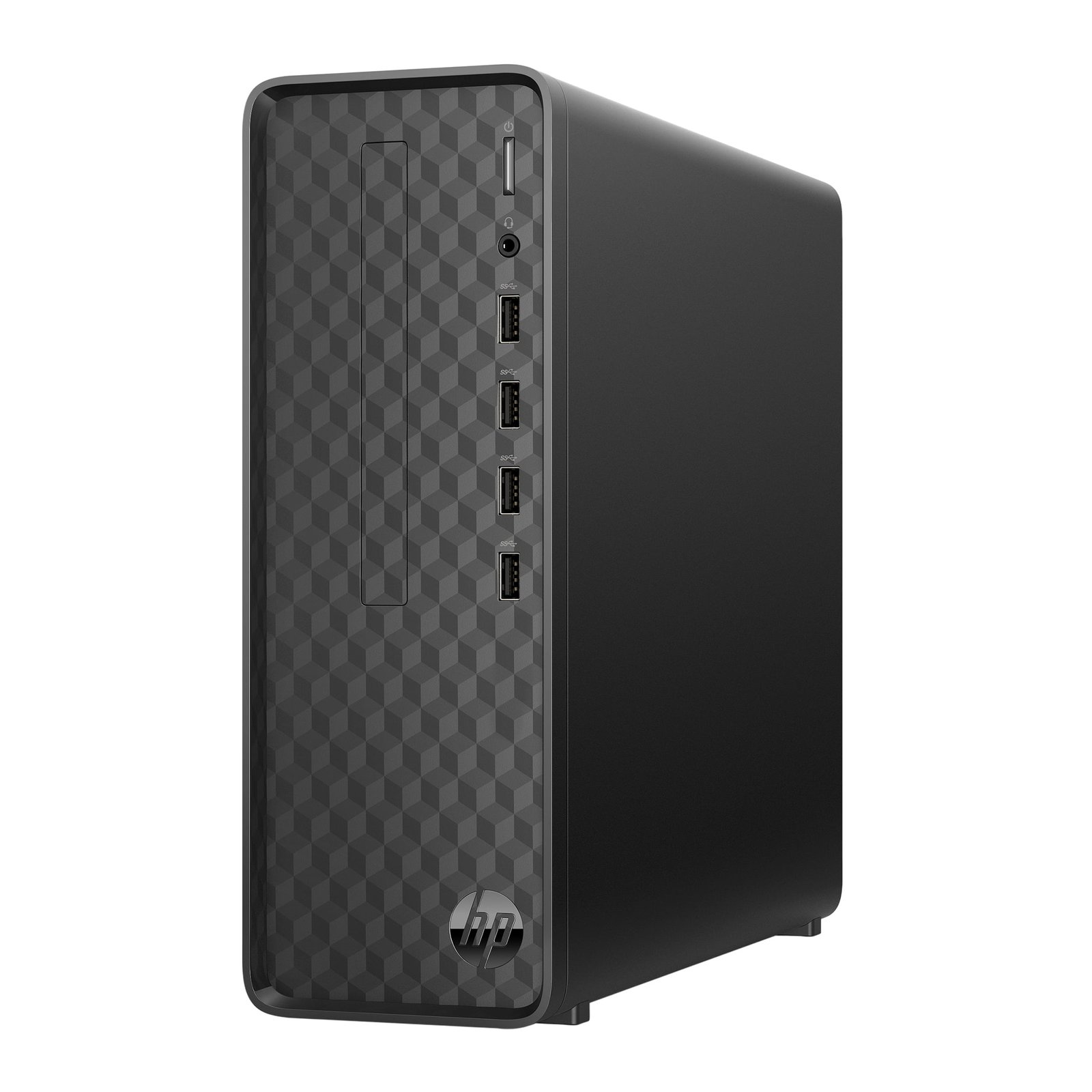 HP Slim Windows Desktop Intel Core i3-12100 8GB RAM 512GB SSD Dark Black - Image 5