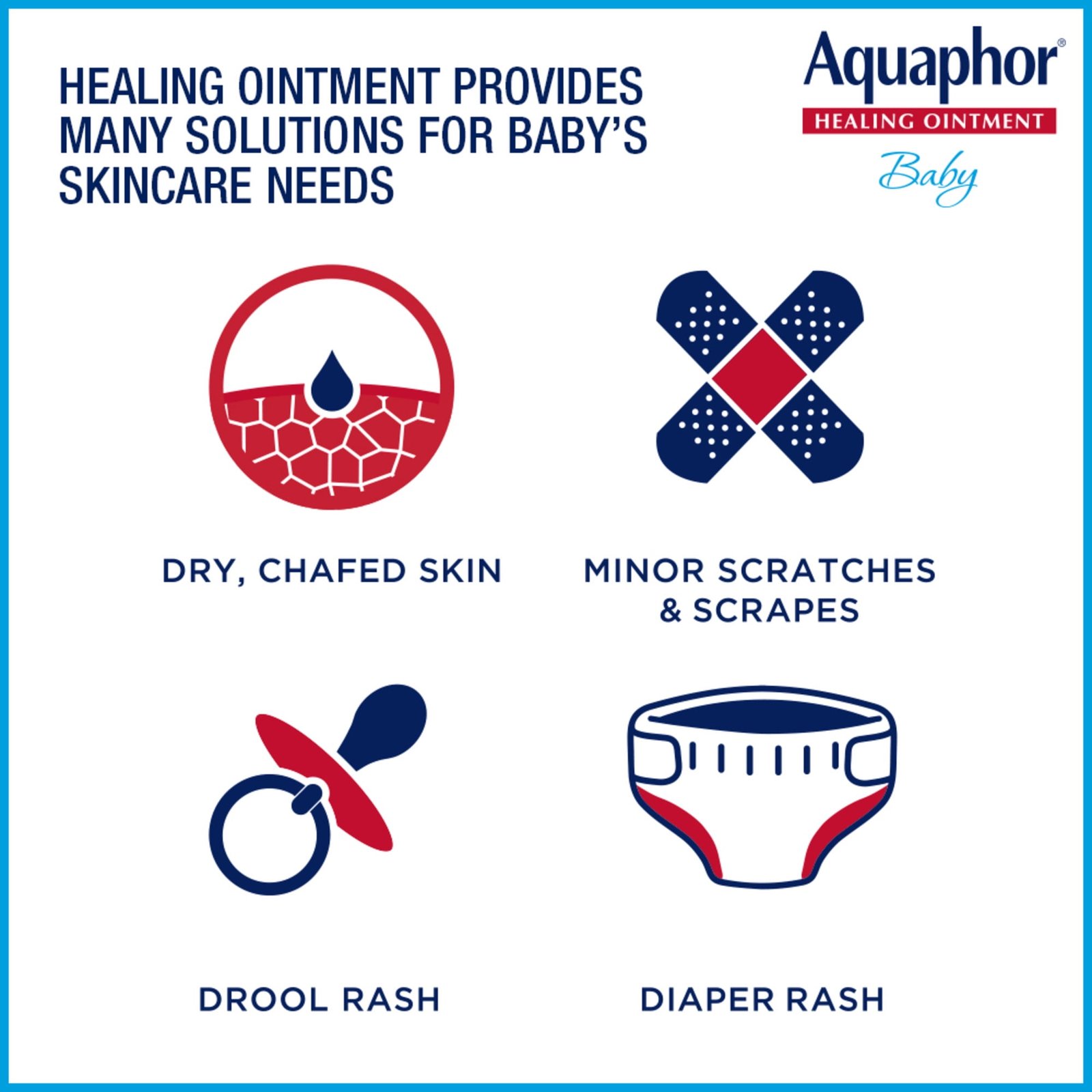 Aquaphor Baby Healing Ointment, Baby Skin Care and Diaper Rash, 14 oz - Image 4