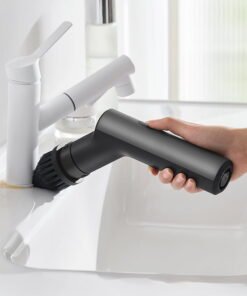 HOTO Electric Spin Scrubber with 6 Brush Heads IPX7 Full Body Waterproof Bathroom Cleaning Brush Shower Scrubber Brush with Long Handle for Shower, Bathroom, Floor, Tile - High Quality Product Image