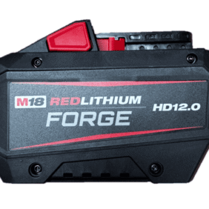 Alternative view of Milwaukee M18 REDLITHIUM FORGE HD12.0 Battery Pack with M12 & M18 Rapid Charger (48-59-1813GB) – 50% More Power, Fast Charging, Longest Battery Life, Gift Box Set