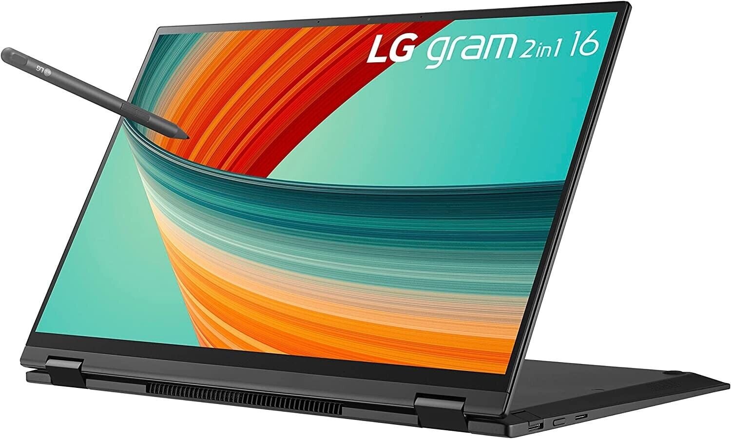 Restored LG gram 16-inch Lightweight Laptop, Intel Evo Edition - Intel Core i7 Processor, Windows 11 Home, 16GB RAM, 512GB SSD, Black - Image 3