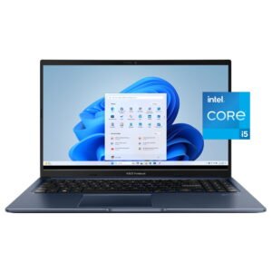 ASUS Vivobook 15.6 inch Windows Laptop Intel Core i5-1235U 8GB RAM 512GB SSD Quiet Blue - High Quality Product Image