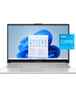 ASUS Vivobook Go 15.6” Laptop, Intel i3-N305, 8GB, 256GB, Windows 11 Home in S mode, Cool Silver, E1504GA-WS35 - High Quality Product Image