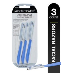 About Face Pro-Premium Facial Razors, 3 Beauty Groomers - High Quality Product Image