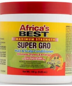 Africa’s Best Maximum Strength Super Gro Hair & Scalp Conditioner, 5.25 oz ., Moisturizing - High Quality Product Image