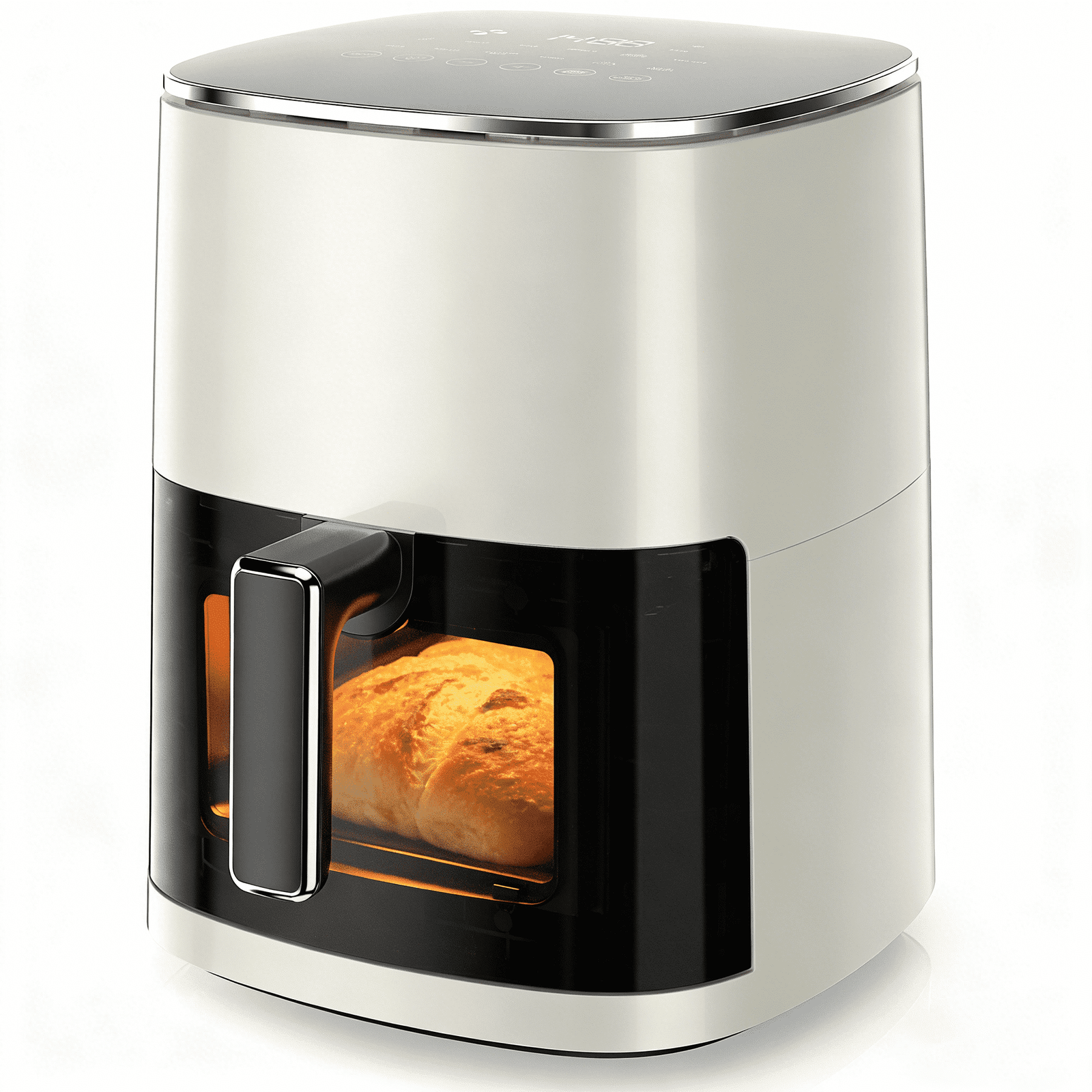 Aidoly 12-in-1 Air Fryer, 6-Quart Family Size Multi-Function for Roast, Bake, Broil, Dry, Proof, Reheat and More, with Viewing Window & 12 Cooking Modes, Beige