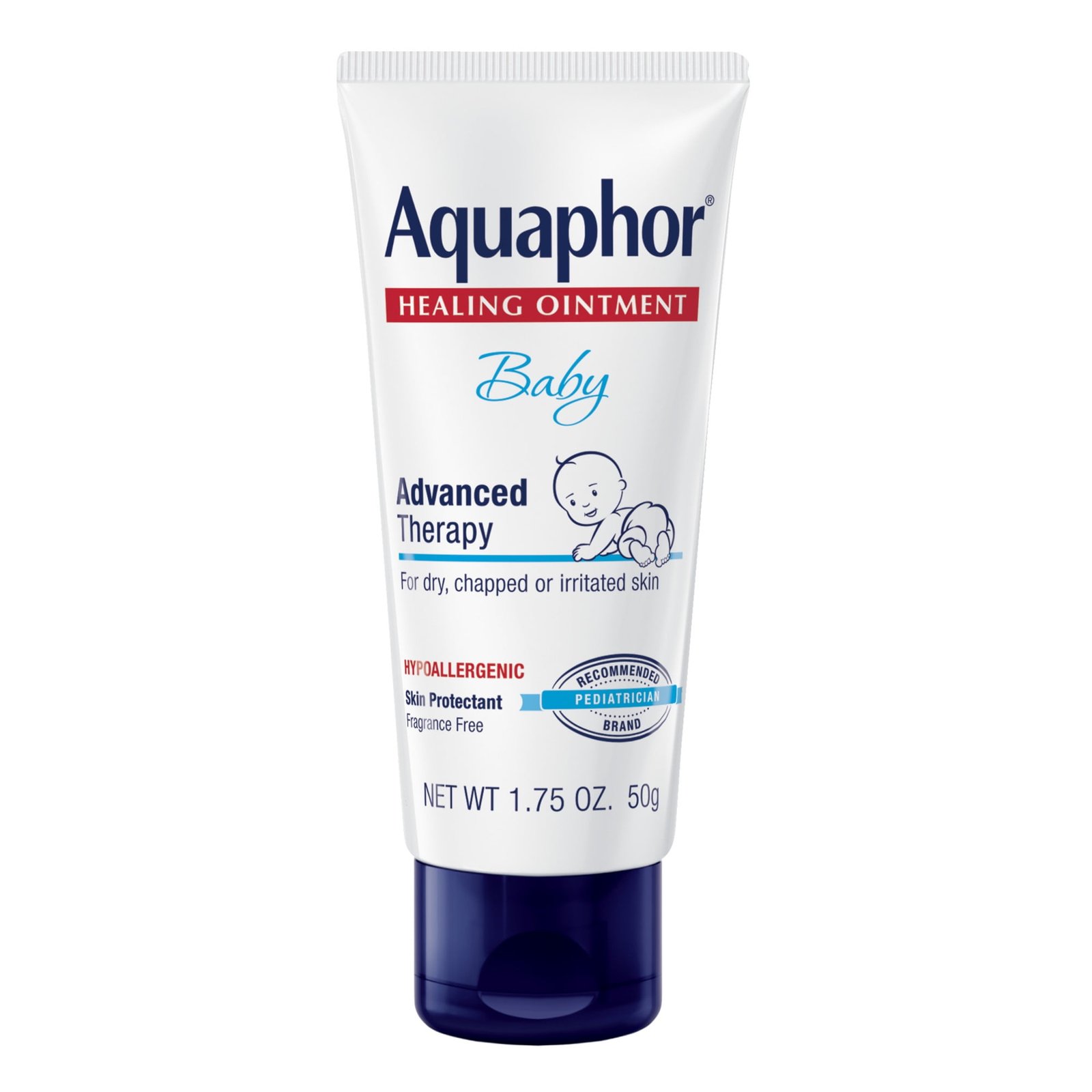 Aquaphor Baby Healing Ointment for Teething, Drool and Diaper Rash, Travel Size, 1.75 oz