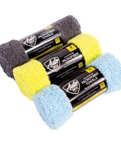 Auto Drive Microfiber Multi-Purpose Microfiber Towel, Cleaning Towel 2 Pack, Assorted Colors - High Quality Product Image