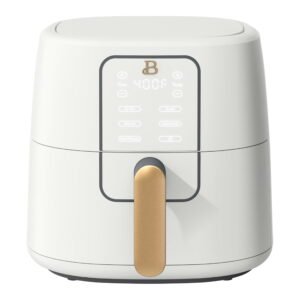 Beautiful 6qt Air Fryer with TurboCrisp Technology, EverGood Ceramic Nonstick Coating, White Icing by Drew Barrymore