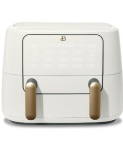 Beautiful 9 QT TriZone Air Fryer, White Icing by Drew Barrymore - High Quality Product Image