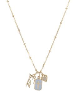 Believe by Brilliance Women's 14Kt Gold Flash Plated Cubic Zirconia - High Quality Product Image