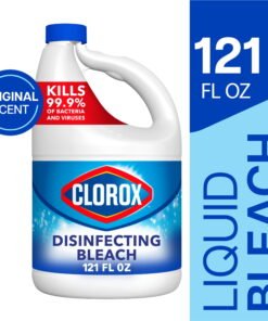 Clorox Disinfecting Liquid Bleach Cleaner, Regular Scent, 121 fl oz