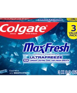 Colgate MaxFresh Cool Mint Toothpaste, 3 Pack, 6.3 oz - High Quality Product Image