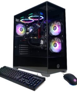 CyberPowerPC GXi4200WST, Intel i5-14600KF, 16GB DDR5, 1TB NVMe SSD, RTX 4060, Windows 11 - High Quality Product Image