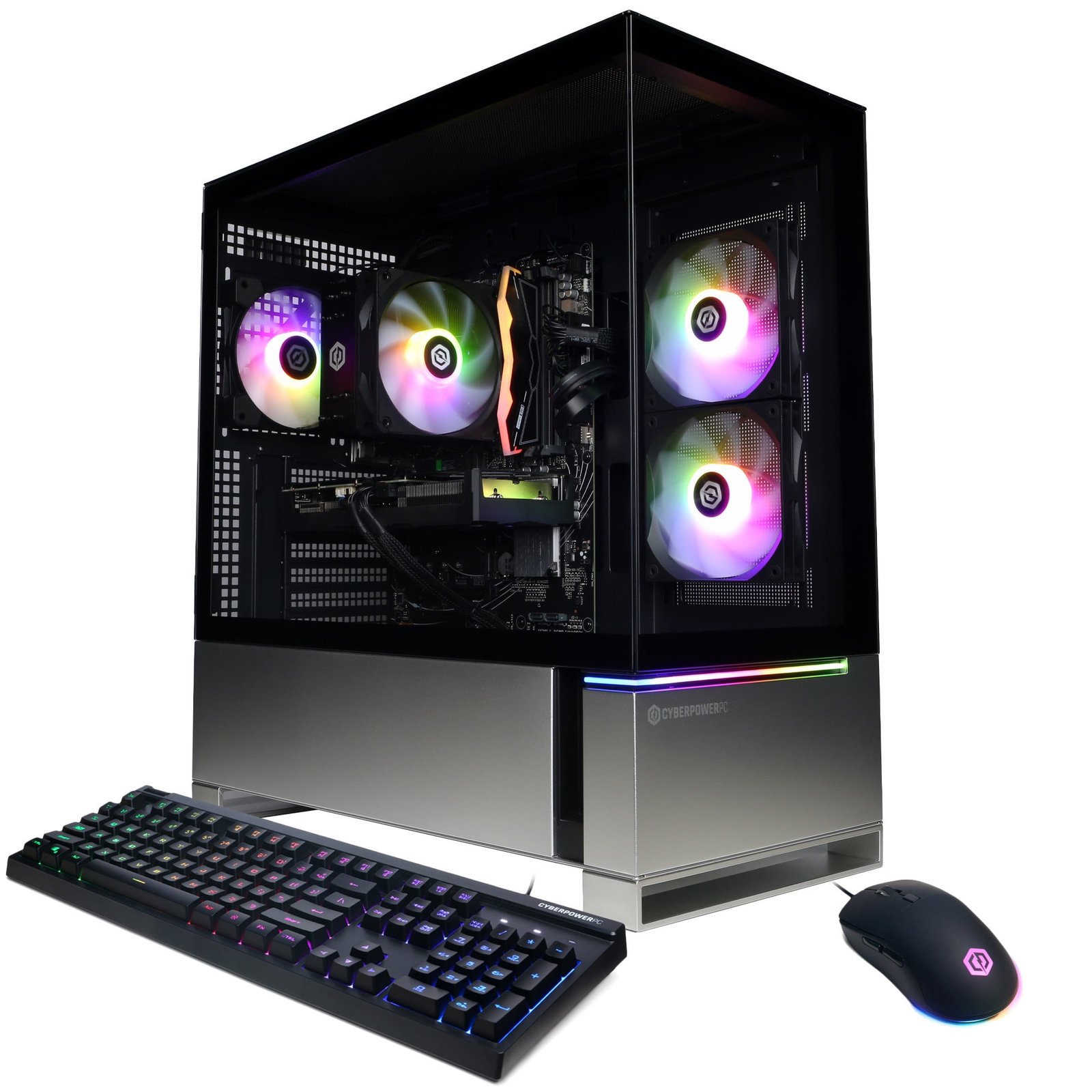 CyberPowerPC Gamer Master Gaming PC, AMD Ryzen 5 8400F, NVIDIA GeForce RTX 5050 8GB, 16GB DDR5, 1TB SSD, GMAI6000CPG