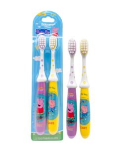 Equate Kids Peppa Pig Manual Toothbrush, Soft Bristles (2 Pack) - High Quality Product Image
