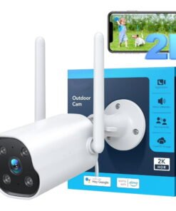 Security Cameras Outdoor for Home 2K IP65 Waterproof Home Surveillance Camera with 2-Way Audio Night Vision - High Quality Product Image