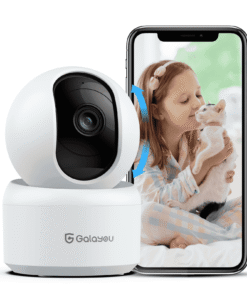 Galayou 2K Indoor Security Camera for Home with Wireless WiFi, Monitor for Baby/Nanny/Pet/Dog, 360° Motion Detection, Two Way Audio - High Quality Product Image