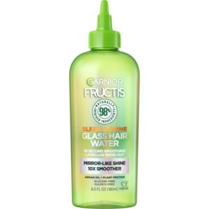 Garnier Fructis Sleek & Shine Glass Hair Water 10 Second Liquid Rinse Out, 6.08 fl oz