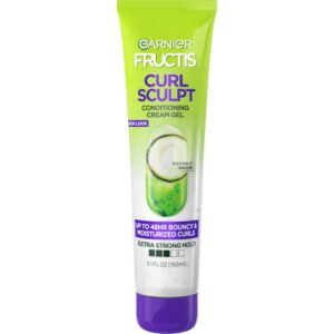 Garnier Fructis Style Bouncy Curls Hair Styling Gel with Shea Butter, 5.1 fl oz