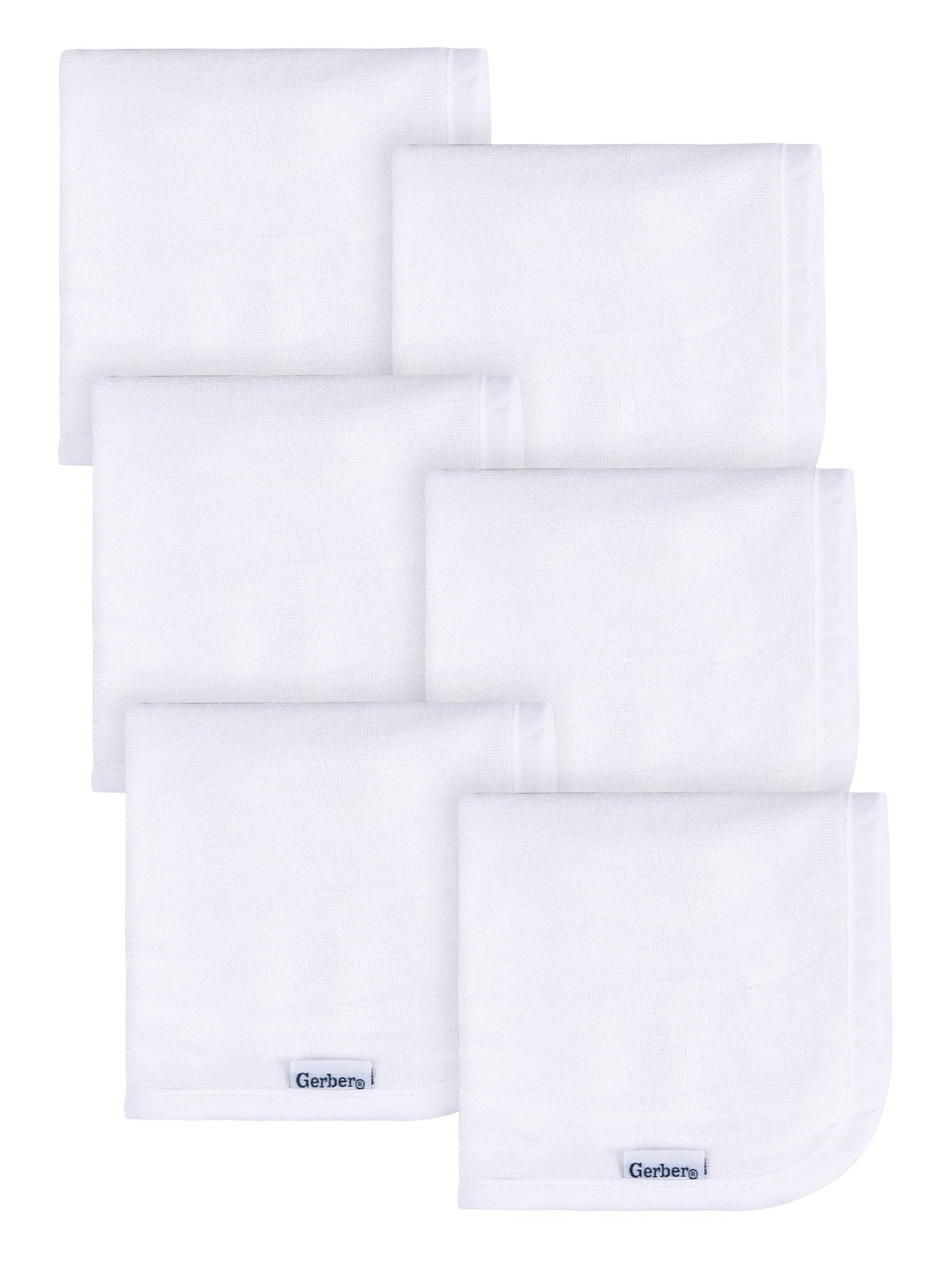 Gerber Baby Neutral Washcloths, 6-Pack, One Size