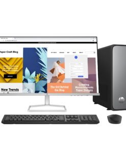 HP OmniDesk Slim Desktop PC Bundle Intel Core i3 w/27 - High Quality Product Image