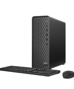 HP Slim Desktop Tower, Intel Pentium, 8GB Memory, 256GB SSD, Windows 11 Home, Black, S01-aF2023w - High Quality Product Image