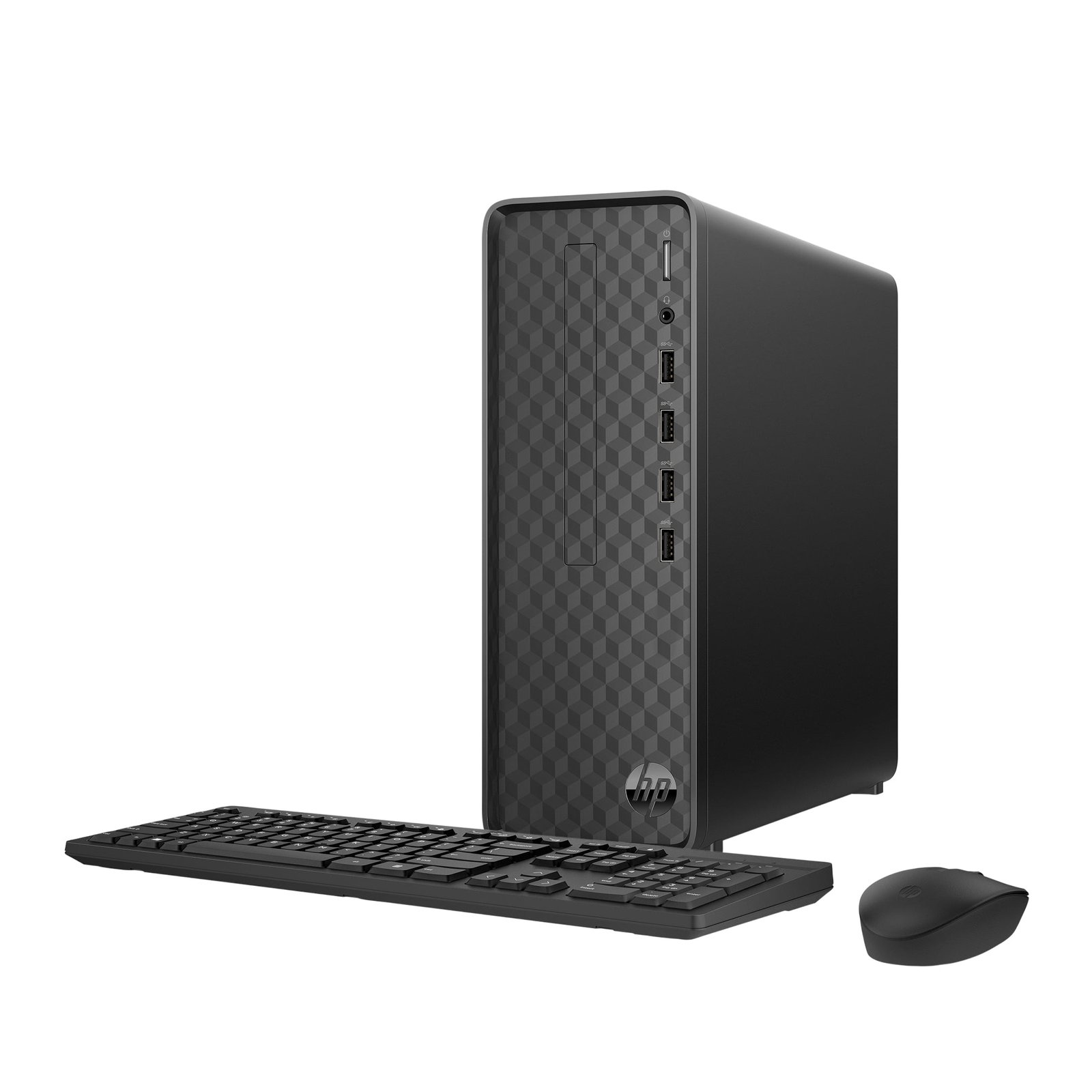 HP Slim Desktop Tower, Intel Pentium, 8GB Memory, 256GB SSD, Windows 11 Home, Black, S01-aF2023w