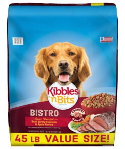 Kibbles 'n Bits Bistro Oven Roasted Beef, Vegetable & Apple Flavors Dry Dog Food, 45 lb. Bag - High Quality Product Image