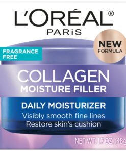L'Oreal Paris Collagen Moisture Filler, Anti-aging Moisturizer Fragrance Free, 1 Kit - High Quality Product Image