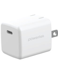 Liquipel Powertek White Type-C Fast Charging Wall Charger 30W PD USB-C for iPhone, iPad, iWatch, Samsung Galaxy, Tablet (2025) - High Quality Product Image