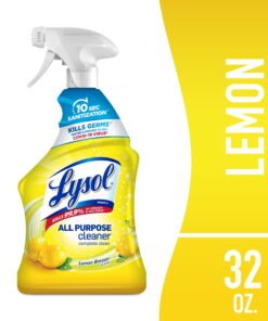 Lysol® All-Purpose Cleaner Sanitizing and Disinfecting Spray Lemon Breeze Scent, 32 oz, Bottle