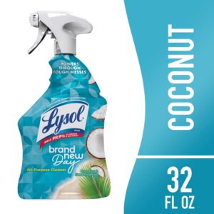 Lysol® All-Purpose Cleaner, Sanitizing and Disinfecting Spray, to Clean and Deodorize, Coconut & Sea Minerals Scent, 32 fl oz