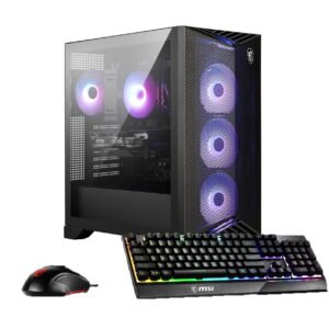 MSI Aegis R2 Gaming Desktop Intel i5-14400F NVIDIA RTX 5060 - 16GB DDR5 1TB SSD Win 11 Black
