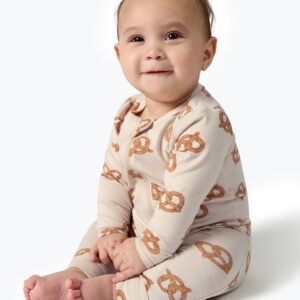 Modern Moments by Gerber Baby Neutral Super Soft Viscose Long Sleeve Coverall, Sizes Newborn - 12 Months