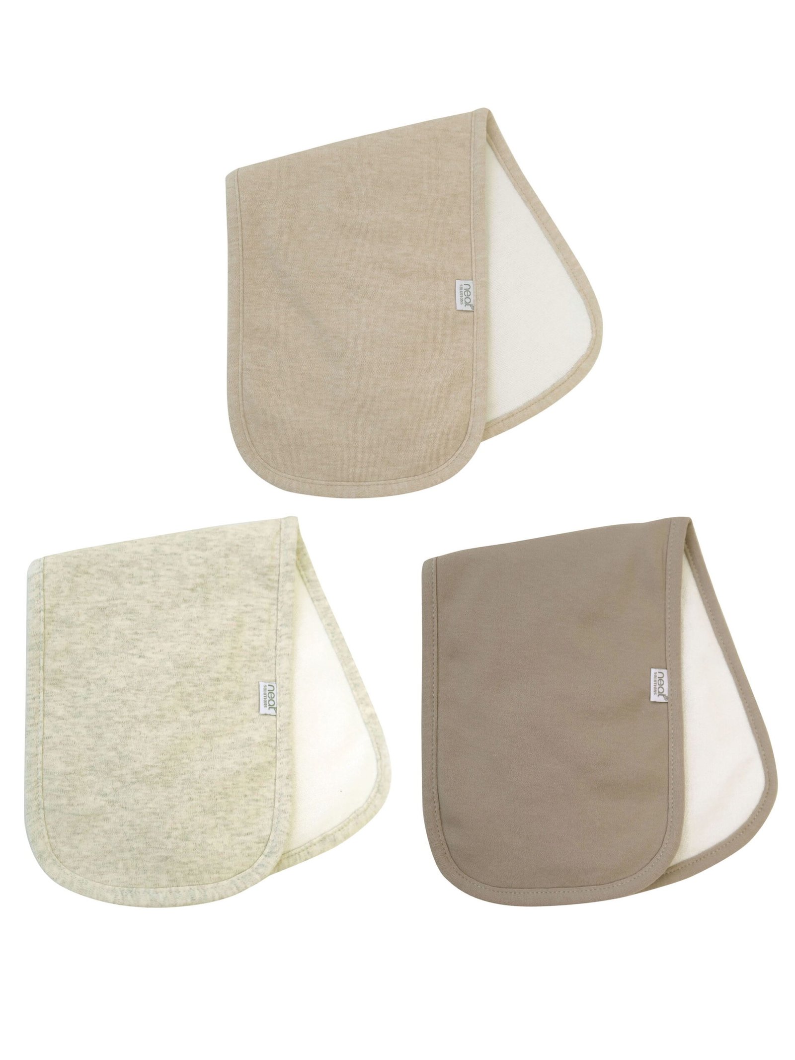 Neat Solution Unisex Newborn 3 Pack Infant Burp Cloth