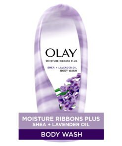 Olay Moisture Ribbons Women's body Wash, Shea + Lavender Oil, 18 fl oz - High Quality Product Image