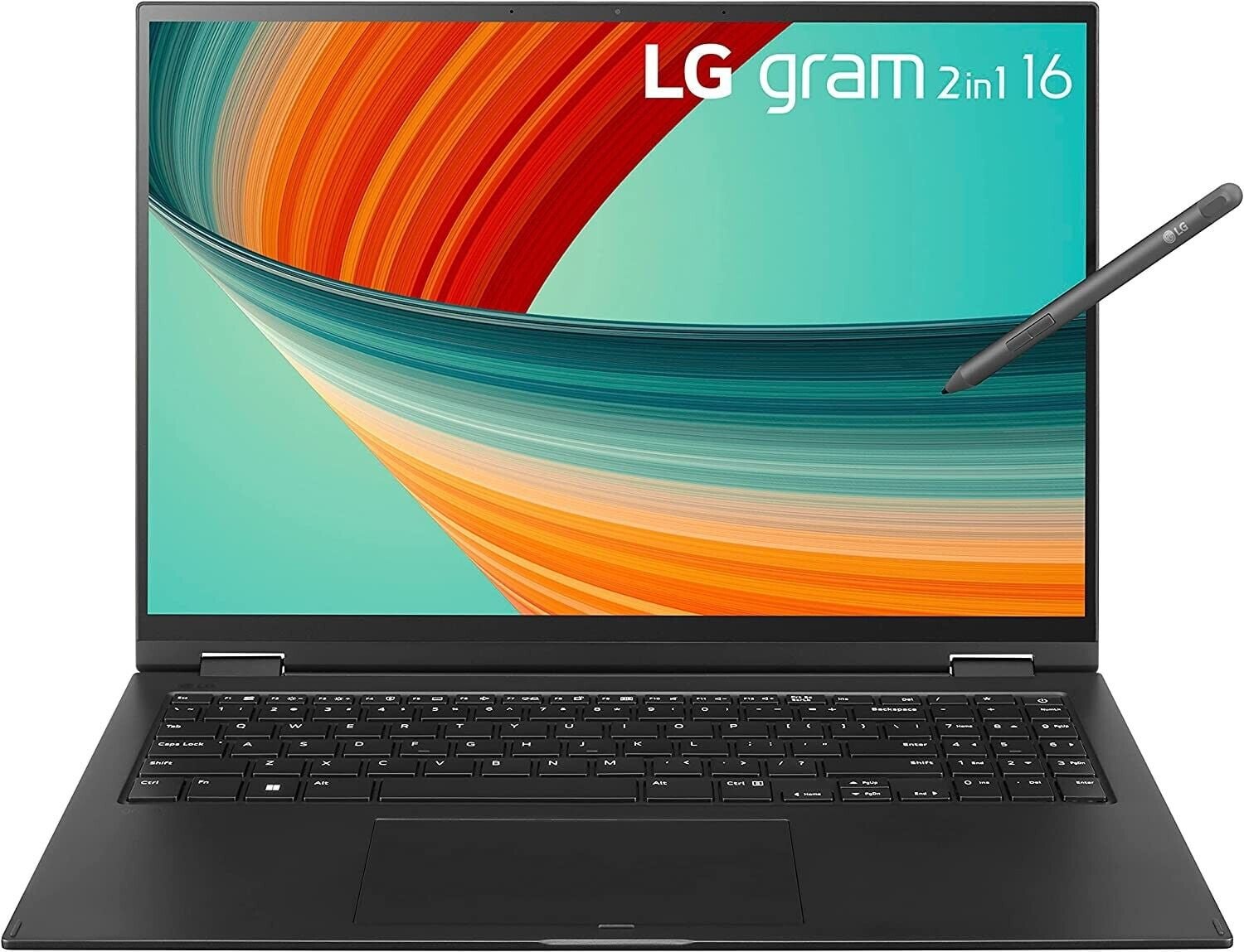 Restored LG gram 16-inch Lightweight Laptop, Intel Evo Edition - Intel Core i7 Processor, Windows 11 Home, 16GB RAM, 512GB SSD, Black
